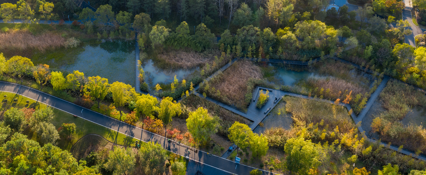昆山森林公園西入口：突破障礙，連結社區景觀基礎設施