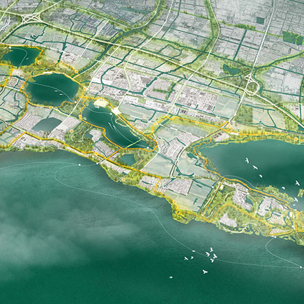 昆山巴城五湖區：為永續未來提供開放空間、步道及水域設施