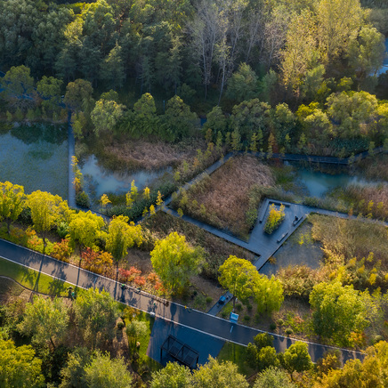 昆山森林公園西入口：突破障礙，連結社區景觀基礎設施